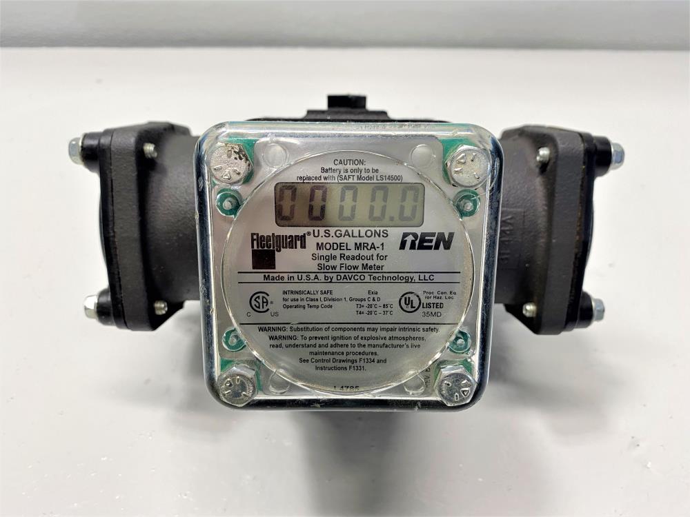 DAVCO REN Fleetguard MRA-1 Digital Slow Flow Meter for US Gallons